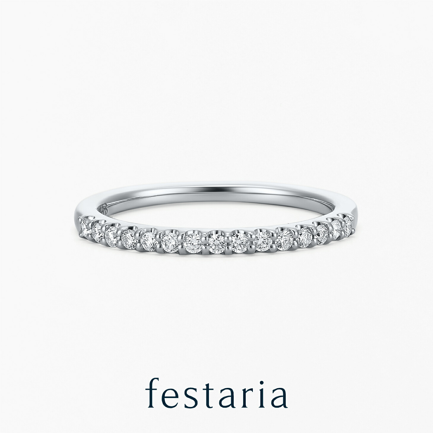 【最大7,000円OFF】7/19(日)20:00~7/27(月)9:59 【 festaria bijou SOPHIA 】 ピンキーリング ハー フエタニティ pt プラチナ ダイヤモンド ダイヤ ジュエリー レディース シンプル 上品 大人 おしゃれ 普段使い 箱付き ブランド フェスタリア ビジュソフィア|ビジュソフィア