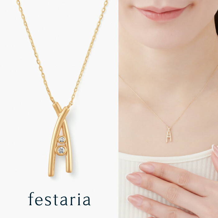 楽天市場】【 festaria bijou SOPHIA 】 ネックレス K18 YG