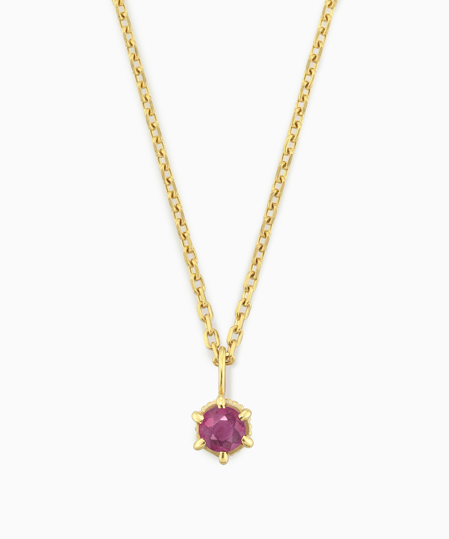 【最大7,000円OFF】7/19(日)20:00～7/27(月)9:59 【 bijou SOPHIA 】 ネックレス チェーン sv シルバー YG イエローコーティング ルビー ギフト プレゼント ジュエリー レディース シンプル おしゃれ 上品 大人 普段使い 誕生日 ブランド ビジュソフィア｜ビジュソフィア