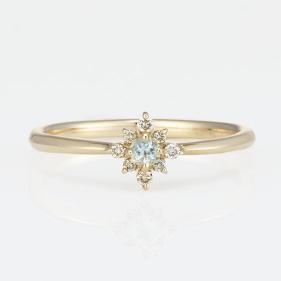 直営店に限定 リング Festaria アクアマリン ダイヤモンド 30 オフ K10イエローゴールド Bijou ビジュソフィア フェスタリア Sophia Foulabook Com