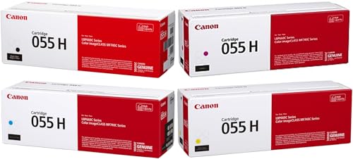 【純然たる品】CANON トナーカートリッジ055H 4色書き割り (CRG-055H BK/C/M/Y)