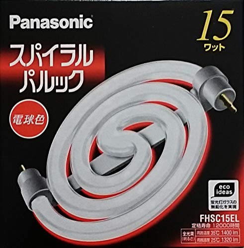 パナソニック スパイラルパルック蛍光灯 丸形 15形 3波長形電球色 FHSC15EL 6,582円