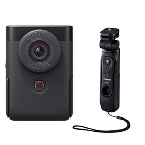 キヤノン Canon Vlog写真機 PowerShot V10 トライポッドグリップキット 黒いこと PSV10TRIPODKITBK