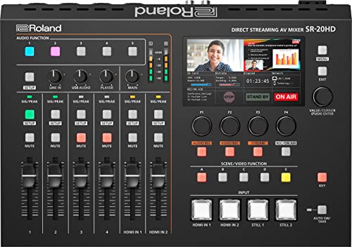 Roland ローランド SR-20HD ストリーミング AVミキサー PCを使わずに直接ライブ配信可能 配信/イベント/セミナー/発表会 オー