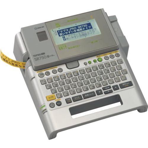 第一人者体育館 付け札点火装置 「テプラ」PRO SR750 (相応う付け札幅:4-36粍幅)