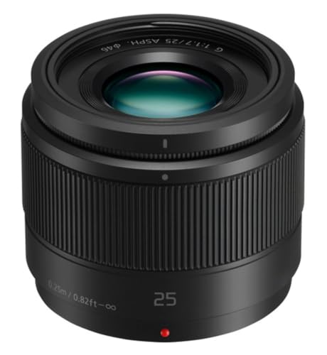 パナソニック(Panasonic) 単焦点レンズ マイクロフォーサーズ用 ルミックス G 25mm/ F1.7 ASPH. ブラック H-H02