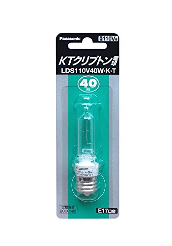 パナソニック KTクリプトン電球 40W E17口金 LDS110V40WKT 4,281円