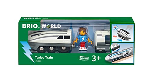 BRIO (ブリオ) ターボトレイン 36003 対象年齢 3歳~ 【おもちゃ 玩具 木製おもちゃ 電車 機関車 車両 電動車両 プレゼント（誕
