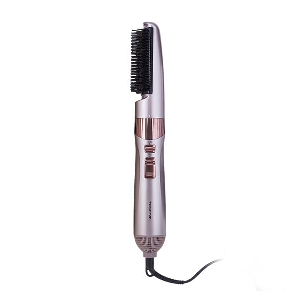 テスコム カールドライヤー マイナスイオン 軽量 26.5mm ブラシ付き ラク抜きプラグ ヘアドライヤー ブロンズ TC530A-N