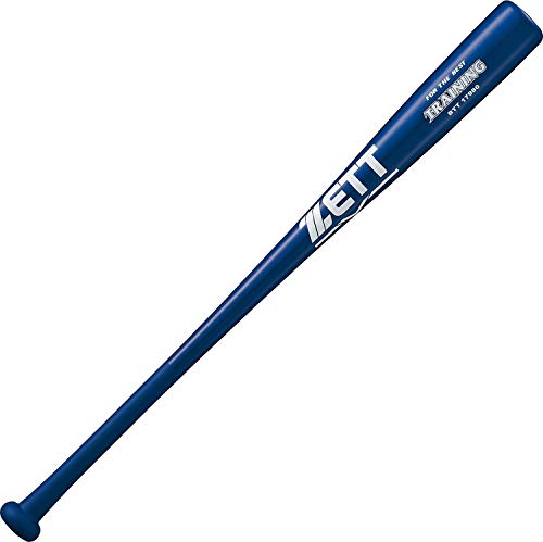 ゼット(ZETT)野球 トレーニングバット 木製(合竹) 短尺 80cm 800g平均 ブルー(2300) BTT17980