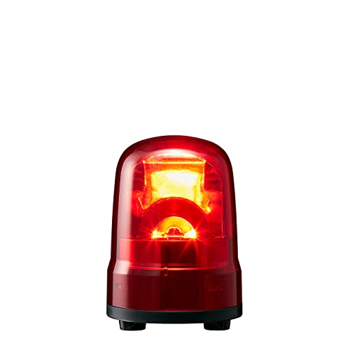 パトライト(PATLITE) 回転灯 SKH-M1T-R Φ100 DC12~24V 赤色 プッシュイン端子台｜フェスタール