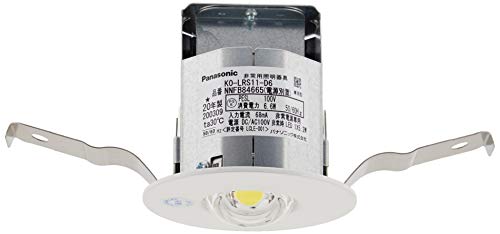 パナソニック(Panasonic) 電源別置型 LED非常用照明器具 埋込φ60 低~中天井用 ホワイト NNFB84665