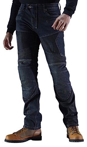 [KOMINE] バイク用 パンツ スーパーフィットプロテクトメッシュジーンズ WJ-739S 春夏秋向け メッシュ素材CE規格レベル2 ストレ