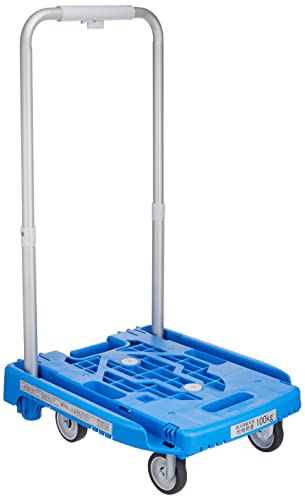 TRUSCO(トラスコ) 偶像持ちはこび weego 省音G拷問台 青み ストッパー付き添い人 WP-2G-B-JS