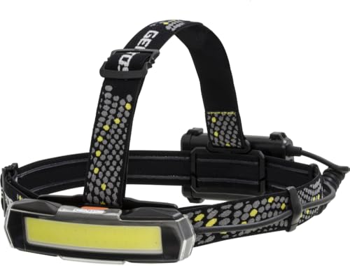 GENTOS(ジェントス) LED ヘッドライト USB充電式 【明るさ620ルーメン/実用点灯3時間/後部認識灯】 専用充電池または単3形電池