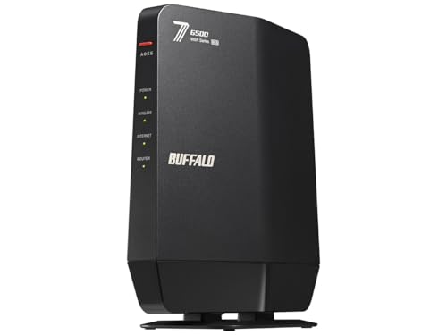 BUFFALO Wi-Fi 7(11be)対応デュアルバンドWi-Fiルーター 5764+688Mbps AirStation WSR6500B
