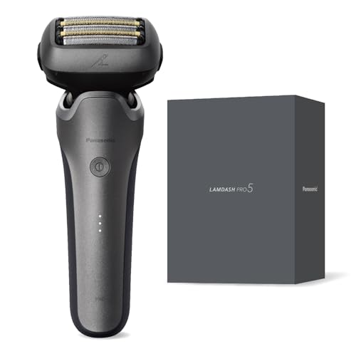 パナソニック メンズ 電気カミソリ 子ヒツジ短距離競走 PRO 5枚刃 電動 髭剃り 子ヒツジ短距離競走人工知能学? ACアダプタ申し受ける ES-L551U-S チタ