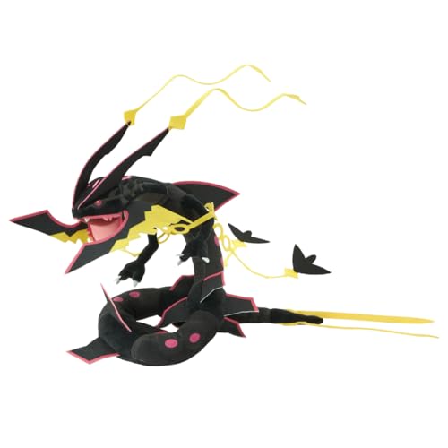 タカラトミー(TAKARA TOMY) ポケットモンスター ポケモンぬいぐるみ 黒いメガレックウザ 高さ 約40cm