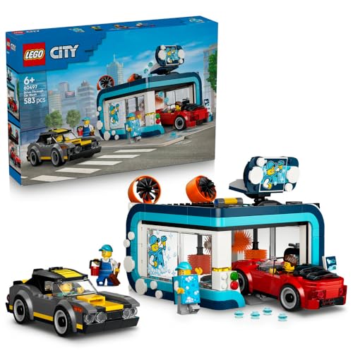 レゴ(LEGO) シティ 運転スルー洗車場 手あそび 手あそび 生まれ落ちる日 差し上げ物 立ちはだかる 知育 御坊っちゃん うしろ帯 赤ちゃん 6歳 7歳 8歳 9歳