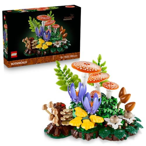 レゴ(LEGO) ボタニカル 森の茸 観葉草木 フェイクグリーン 室内装飾 オシャレ 手あそび 手あそび 生まれ落ちる日 差し上げ物 立ちはだかる 成人男性