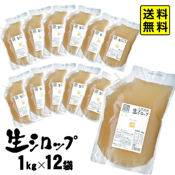 話題の行列 信州 梨 1kg×12袋入 果実感たっぷり ほんものの味 生シロップ { ナシ なし イベント かき氷 カキ氷 かきごおり シロップ 氷屋  削氷 業務用 氷みつ }{ 子供会 景品 お祭り くじ引き 縁日 }154 22F08 送料無料 ※沖縄 離島 一部地域は送料要 fucoa.cl