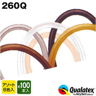 楽天市場】Qualatex Balloon 260Qネオンカラー(単色)約100入 全６色