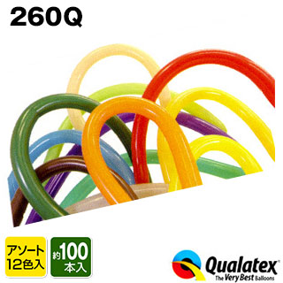 楽天市場】Qualatex Balloon 260Qスタンダードカラー(単色) Q-PAK(約50