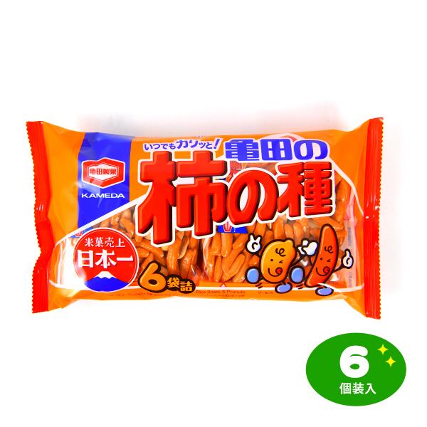 楽天市場】亀田製菓 亀田の柿の種 わさび 6個装入 { 駄菓子 お