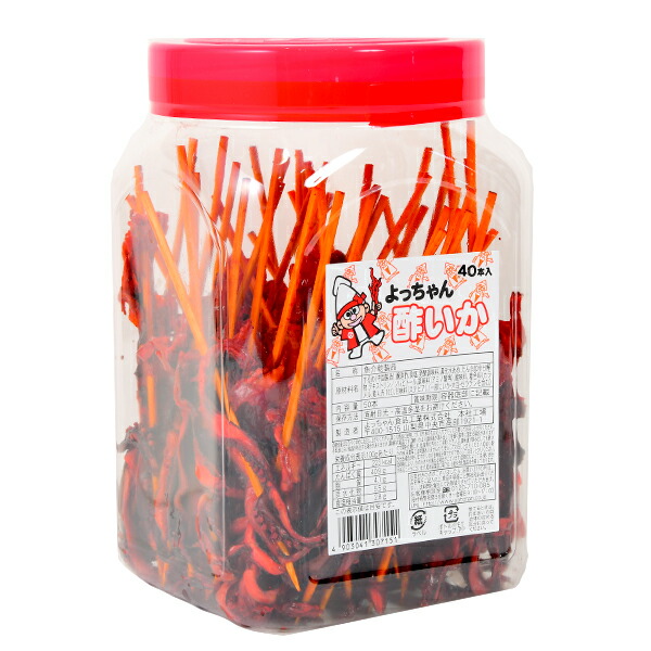 バフ工房 よっちゃんイカの香り商品 楽天市場】よっちゃん食品 串刺し カットよっちゃん 80本入