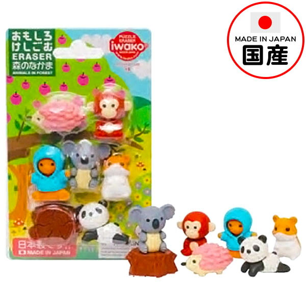 楽天市場】イワコー おもしろ消しゴム ブリスターパック