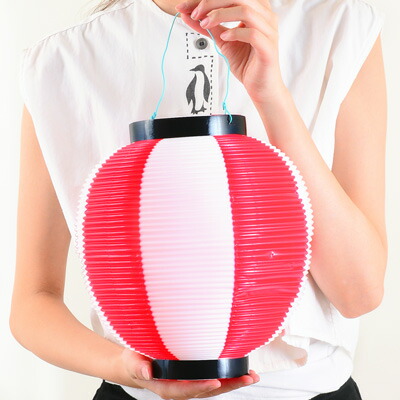 楽天市場 紅白提灯丸 プラタイプ 1サイズ 13 0904 子供会 景品 お祭り くじ引き 縁日 フェスティバルプラザ