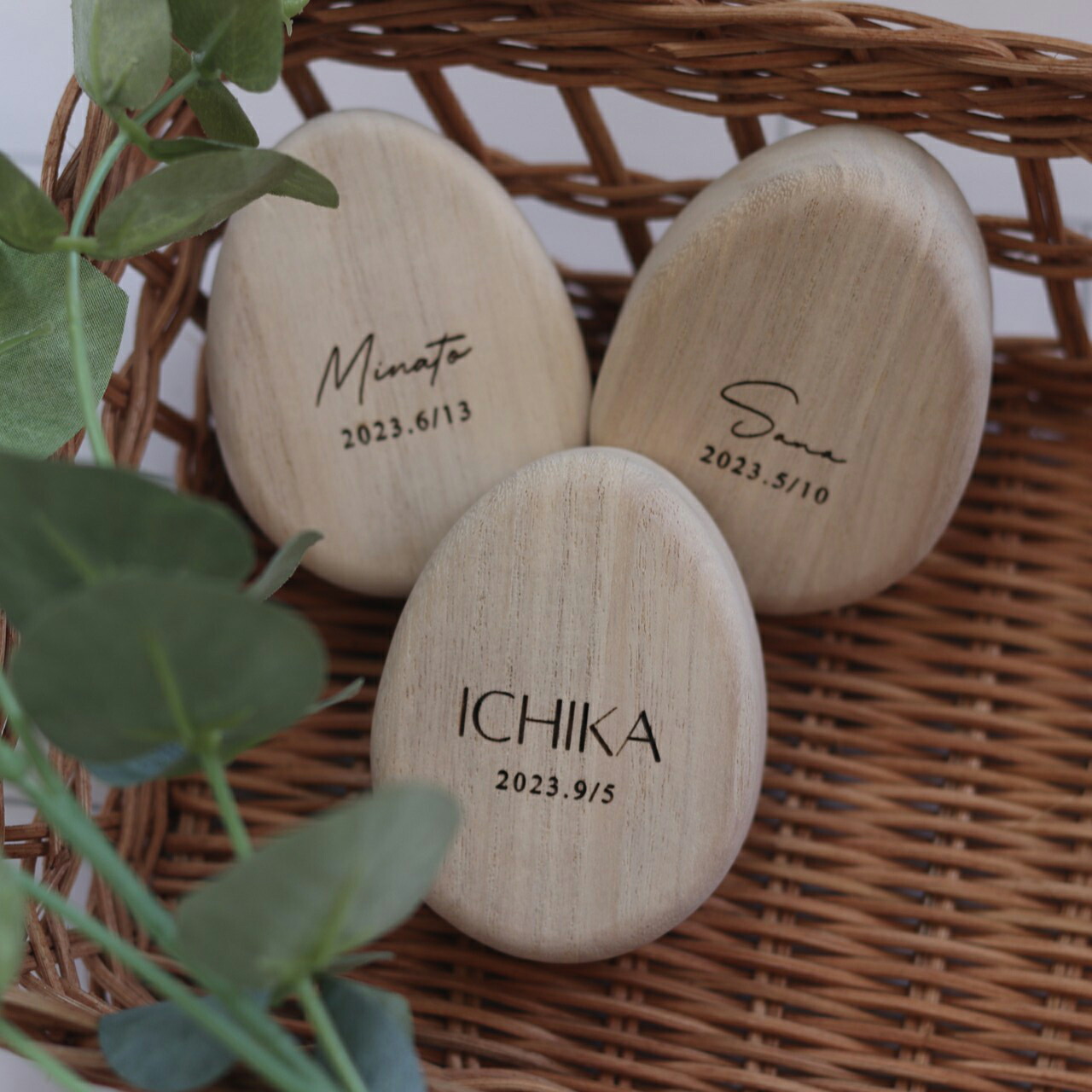 楽天市場】【名入れオーダー可】 バンブーミラー 木製 手鏡 3 フォント