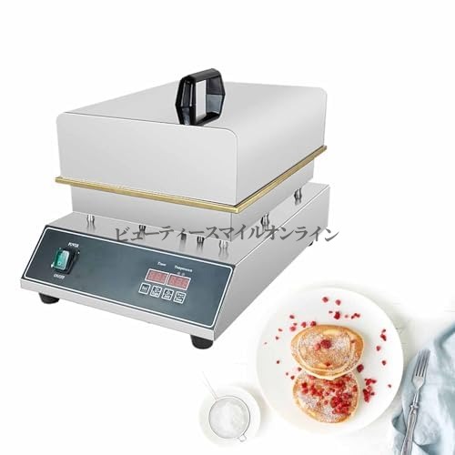 プロ仕様電気スフレマシン 1500W高火力で50?300℃の広域温度調節可能 ノンスティック銅プレート搭載で焦げ付きなし レストランやパン屋でも安心の業務用機器 110V対応 ケーキベーキングに最適な省スペース設計|FFCHEER店
