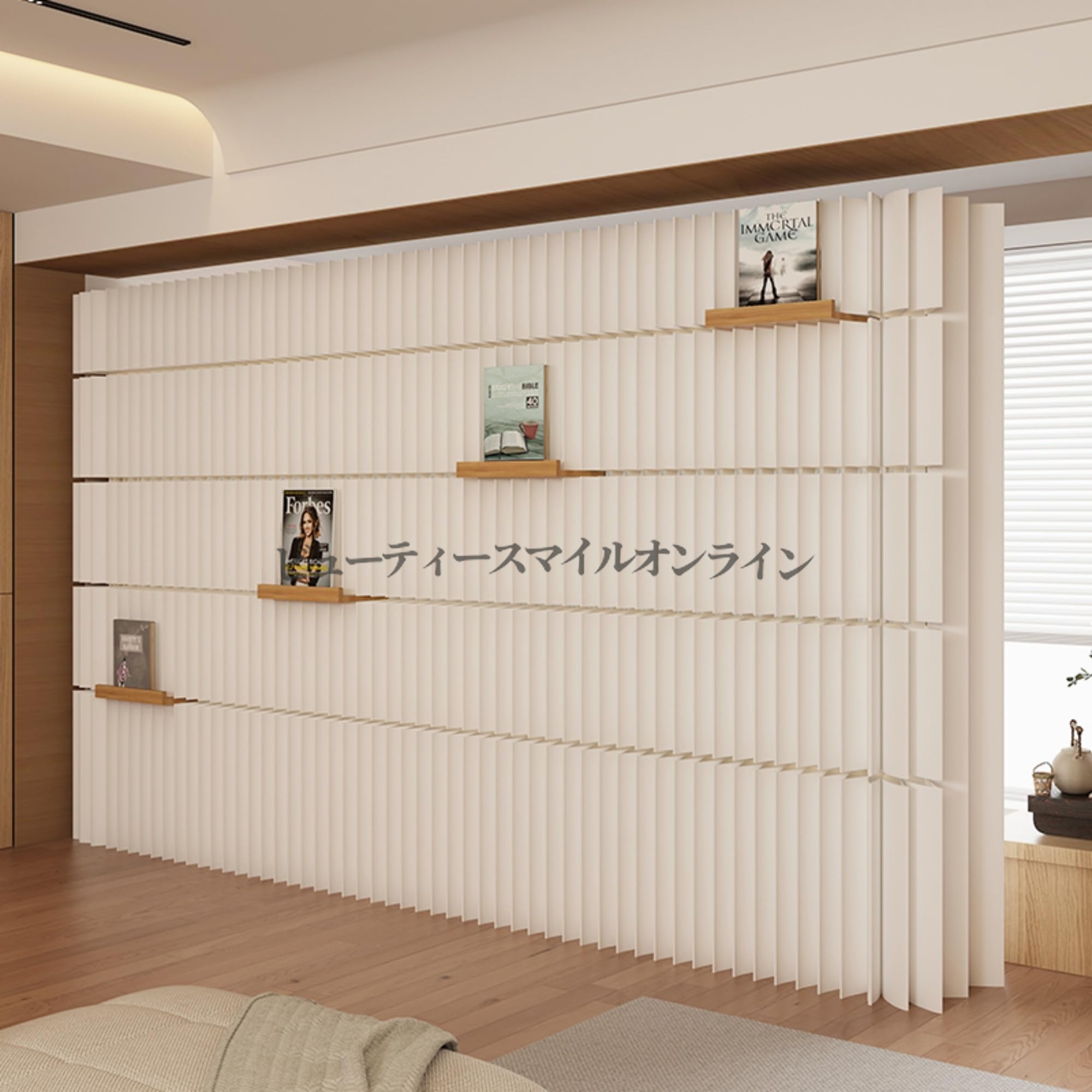 紙製パーテーション 衝立 間仕切り オープンラック 高さ160cm 長さ200cm 300cm調整可能 折りたたみ式 組み立て不要 省スペース 業務用 家庭用 環境配慮素材 耐久性 本棚 置物台 スクリーン 多用途 プロ仕様 北欧風 おしゃれ 新生活 店|FFCHEER店