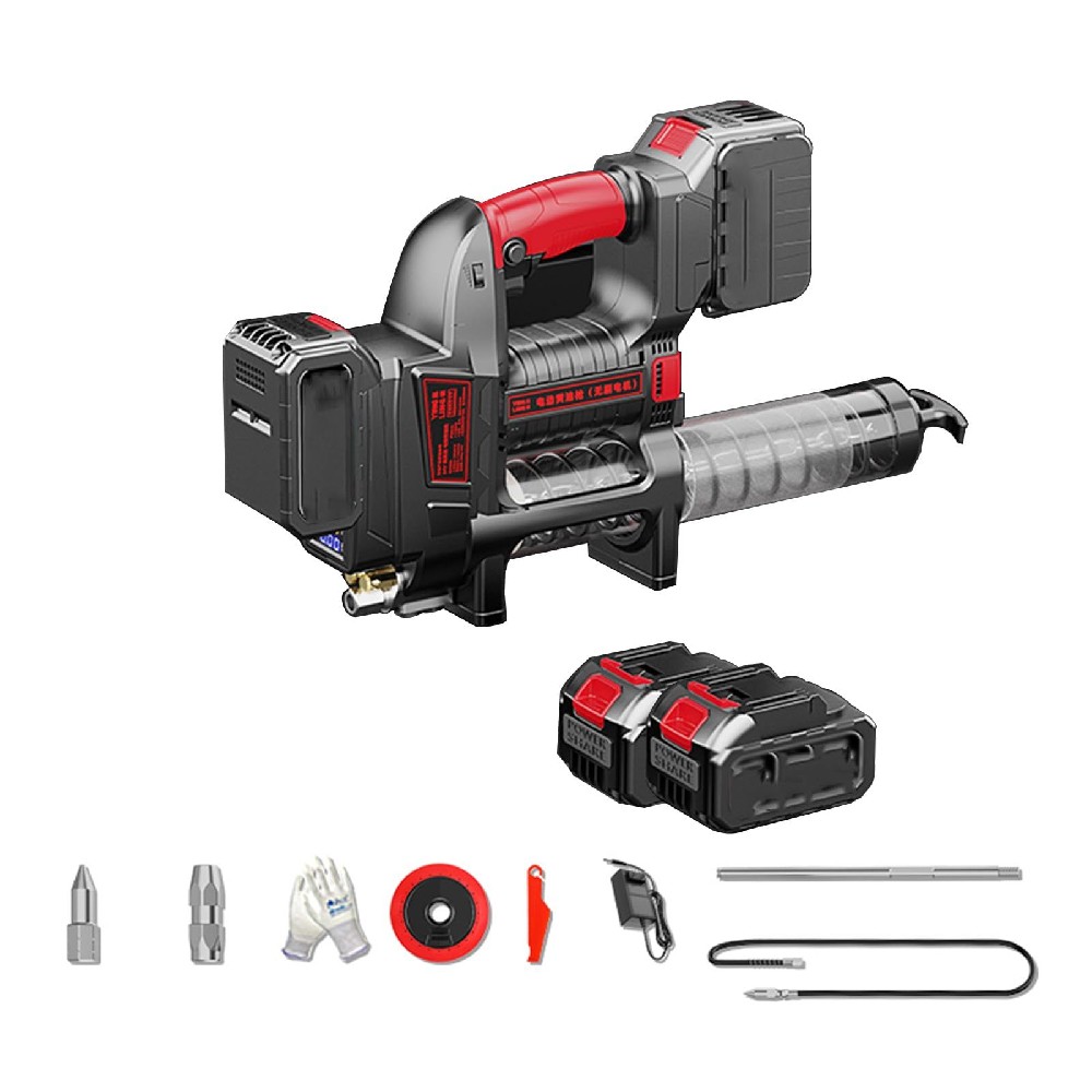 コードレス グリースガン 電動式 充電式 24V 12000PSI 高圧 農業機械 車 オートバイ 船舶 用 電動 コードレス 電気 グリースガン 充電式 コーキングガン|FFCHEER店