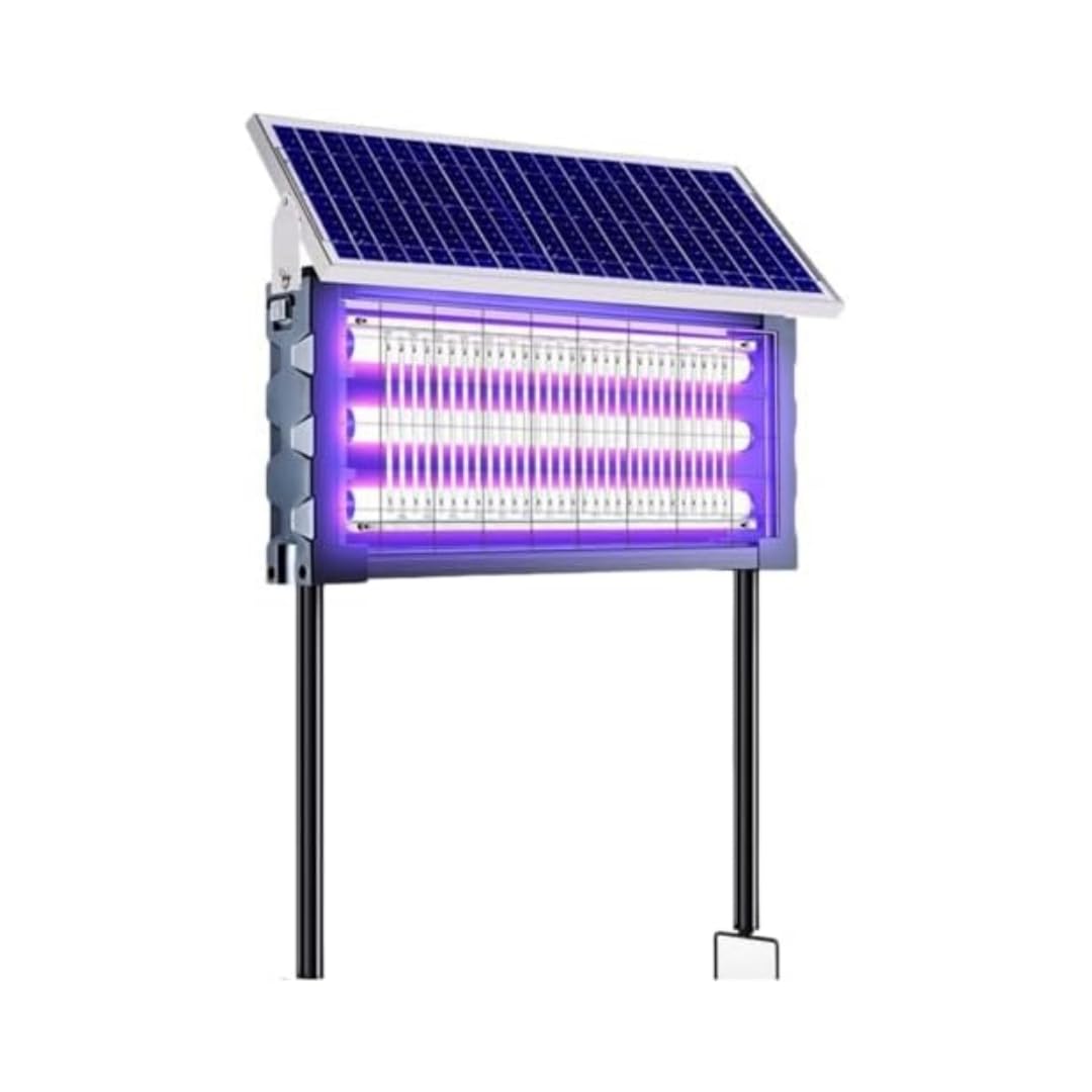 電撃殺虫器 30W 防水 ソーラー式 蚊取りコバエ対策 自動起動 組み立て簡単 ガーデン キャンプ キッチン バルコニー レストラン ホテル 寝室|FFCHEER店