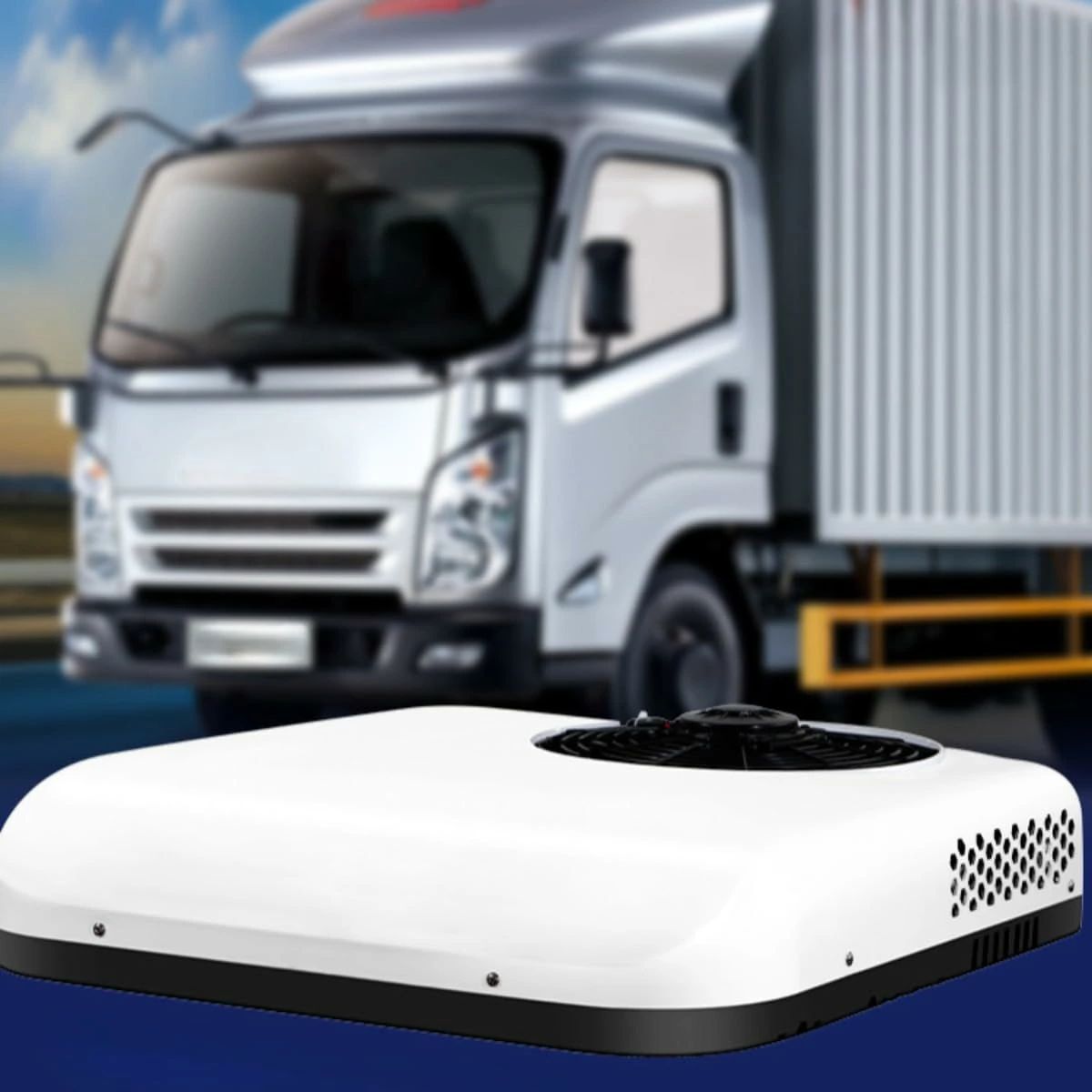 ユニバーサル 12V 24V トラック 屋上 エアコン 超薄型 車ルーフ キャンピングカー 冷却専用ユニット 空調機器|FFCHEER店