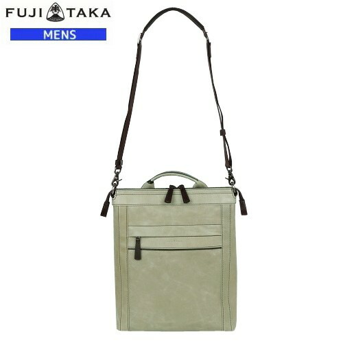 SALE50%OFF【FUJITAKA】フジタカ 日本製 本革 マイカ 軽量 2WAY レザー ショルダーバッグ ベージュ『22/6/1』020622 23.10sage