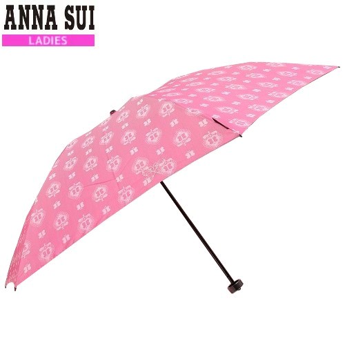 【ANNA SUI】アナスイ ケース付き バタフライ柄 婦人 折りたたみ傘(雨傘) ピンク『21/7/4』210721 23.10sage|fflower11