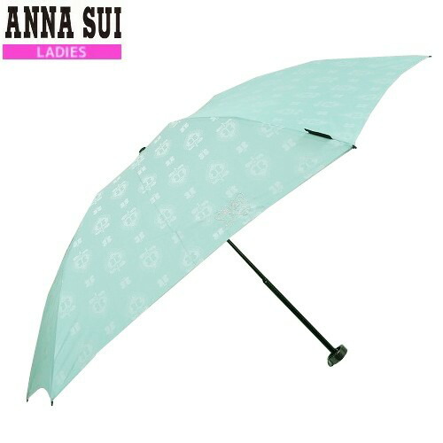 【ANNA SUI】アナスイ ケース付き バタフライ柄 婦人 折りたたみ傘(雨傘) 青緑『21/7/4』210721 23.10sage|fflower11