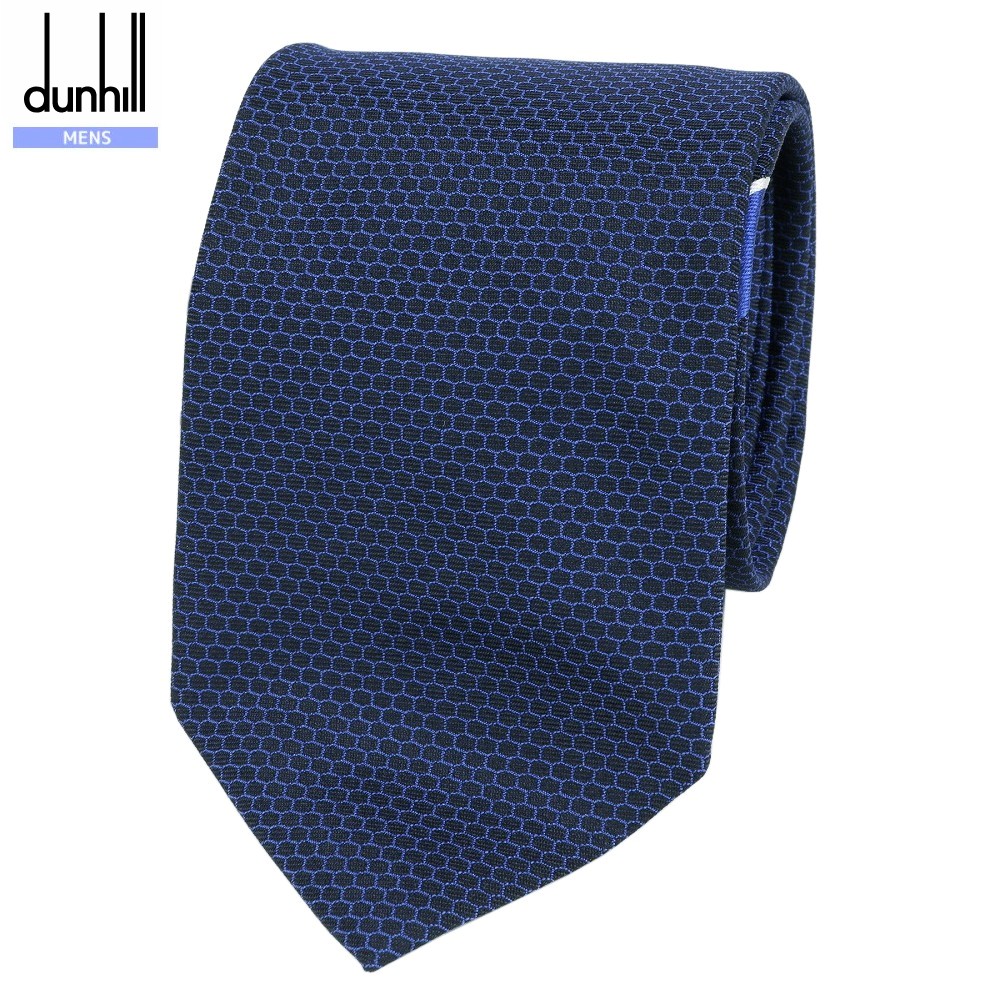 ダンヒル ネクタイ dunhill 25%OFF メンズ ブランド ギフト プレゼント サッカー 日本代表 イタリア製 2020 SAMURI BLUE JFA ゴールネットモチーフ シルク 紺 24/10/1 031024