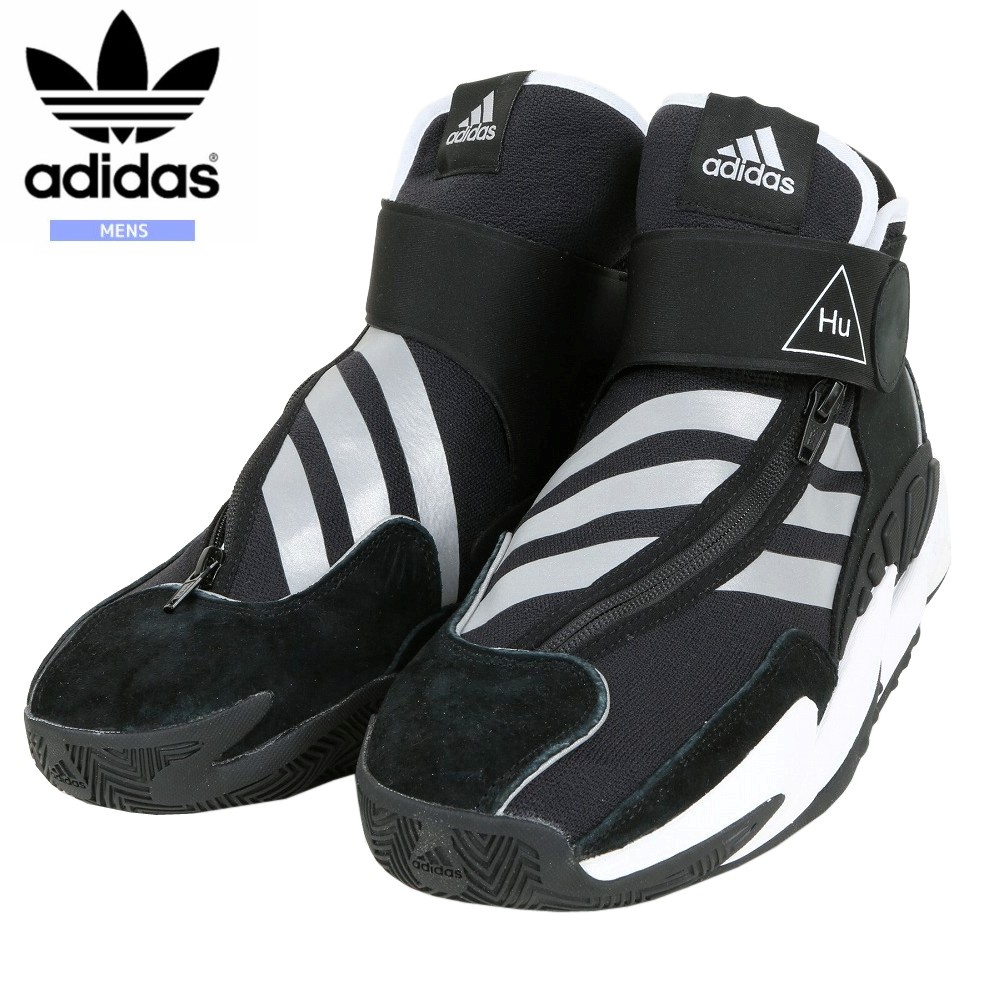 未使用品 箱不良 アディダス スニーカー adidas メンズ ブランド PW 0 TO 60 BOS "PHARRELL WILLIAMS" 黒 24/11/3 141124｜fflower11 10,780円