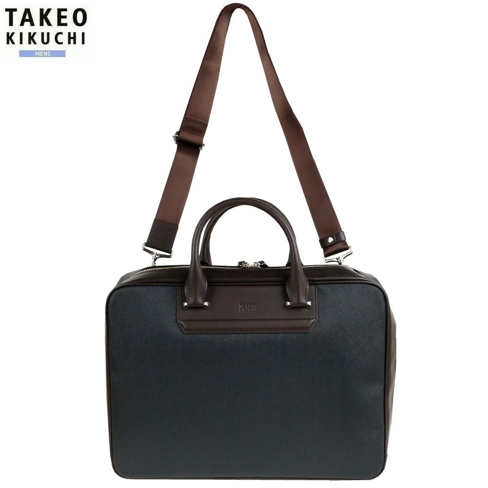 タケオキクチ ビジネスバッグ TAKEO KIKUCHI 33%OFF メンズ ブランド ハーバー 2WAY ブリーフケース A4 紺 1010BE