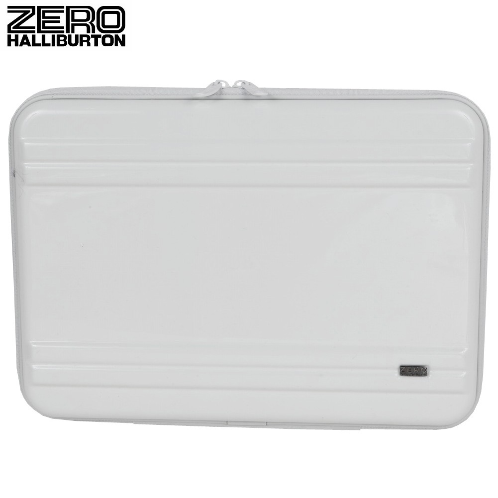 訳あり商品 ゼロハリバートン PCケース ZERO HALLIBURTON ブランド 13.3インチ PC収納可 PCケース ハードシェルケース ポリカポーチ 白 2612BE