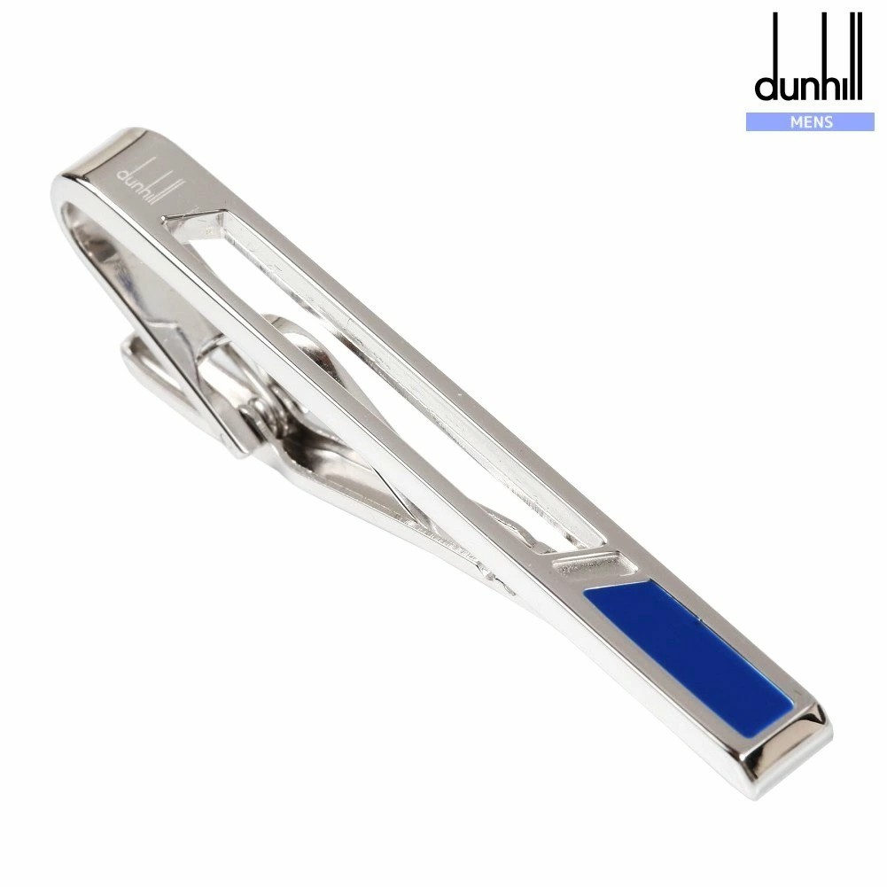 訳あり商品 ダンヒル ネクタイピン dunhill メンズ ブランド ドイツ製 2020 SAMURAI BLUE JFA タイバー 銀 2612BE|fflower11