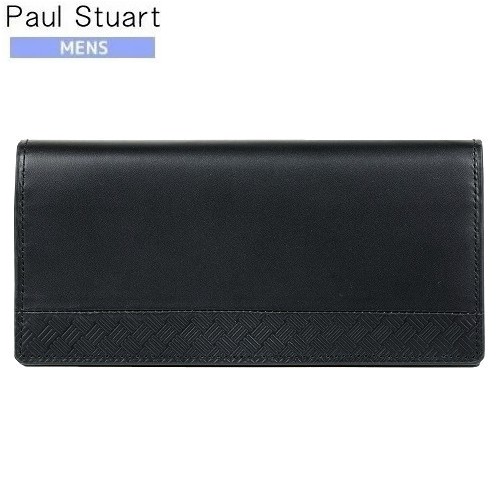 ポールスチュアート 長財布 Paul Stuart 36%OFF メンズ ブランド ギフト プレゼント ラッピング無料 本革 パケ柄切り替えレザー 黒 23/10/1 051023｜fflower11