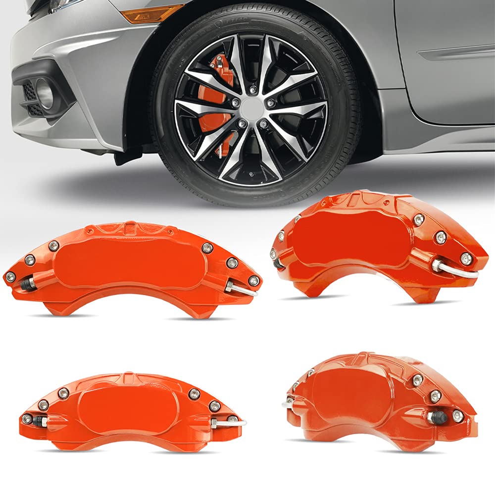 ホンダ シビック ハチバック キャリパーカバー アルミ製 ブレーキキャリパーカバー フロント&リア車輪に対応 ４点セット 耐熱性 専用設計｜えふえふショップ