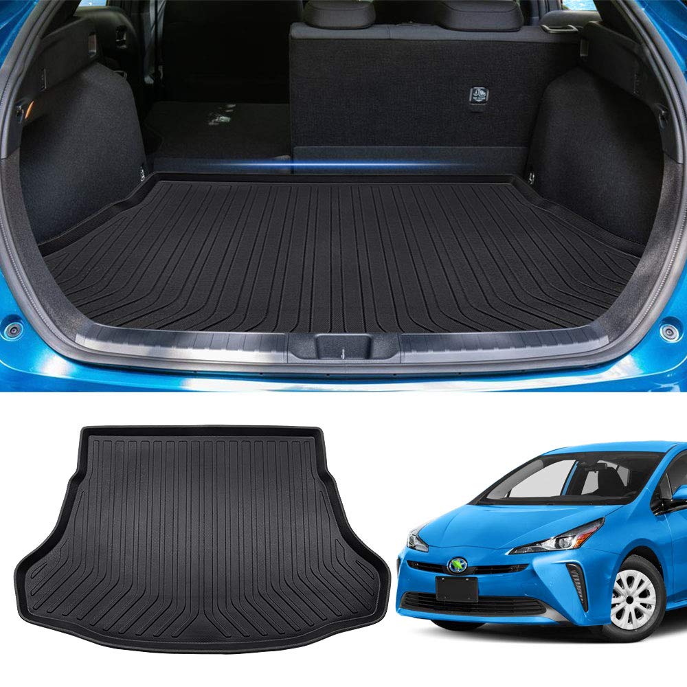 プリウス50系 トランクマット 前後期 3D ラゲッジマット ラゲッジトレイ スペアタイヤ未装備車用 PRIUS 50 ZVW51 ZVW55型 カーゴマット カーパーツ 防水 耐摩擦