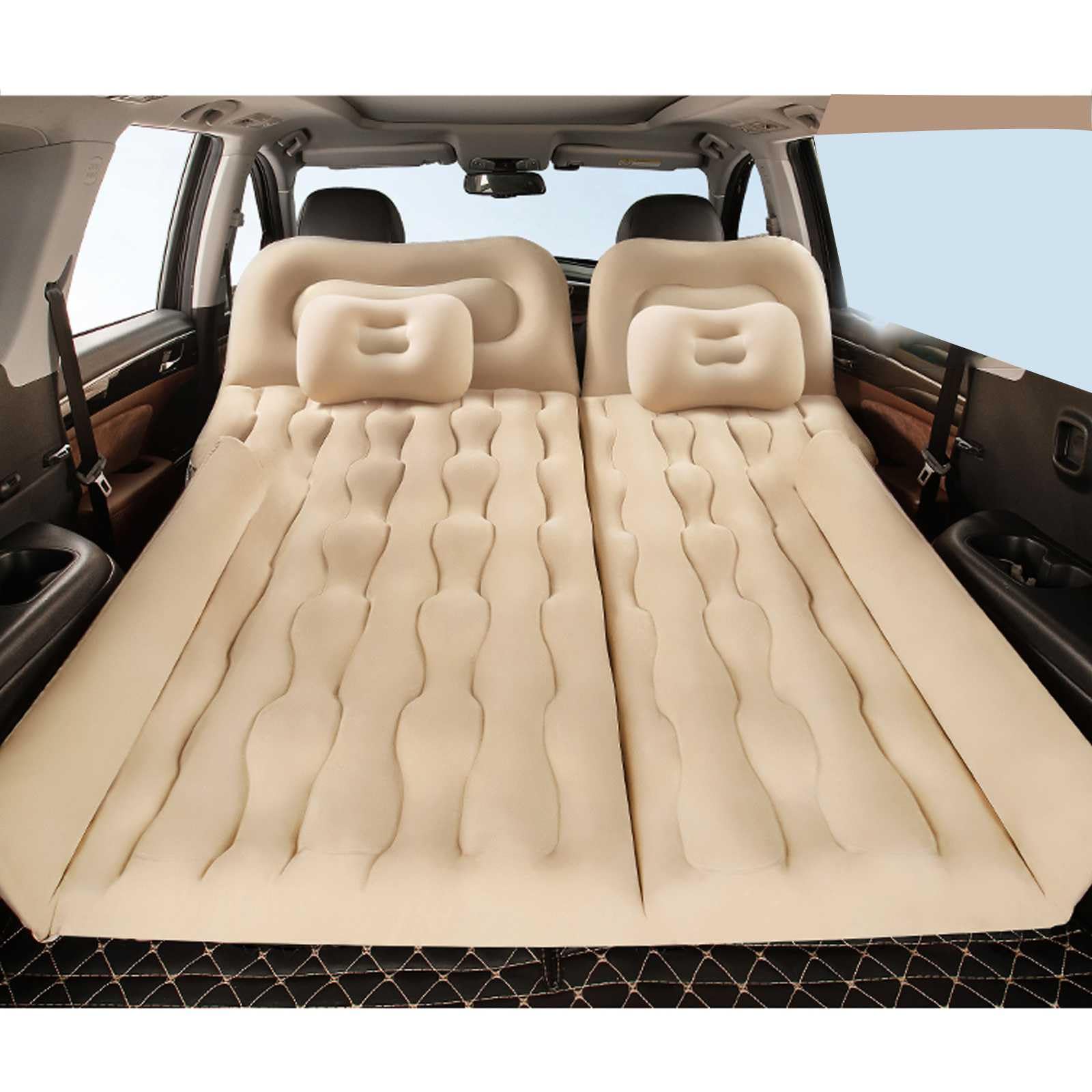 シエンタ SIENTA 170系 車中泊 マット 電動エアーベッド Sienta NSP17#G NCP175G NHP170G 約15CM厚さフロッキング生地+PVC素 後部座席ベッド カーマットレス 折畳み式 電気ポンプ 枕つき