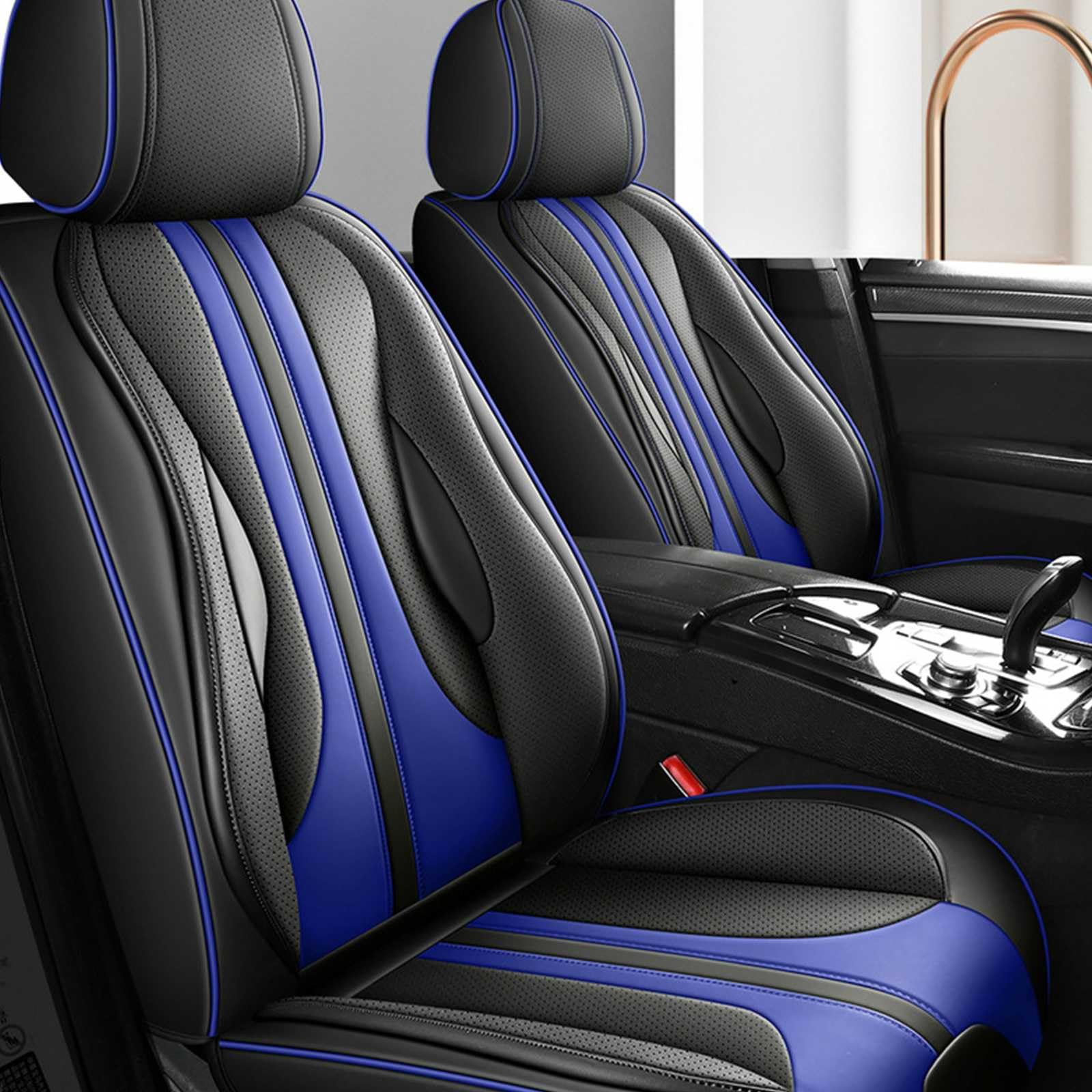 スバルアウトバック BT系 BT5/BT9型 2021年10月~ 5席 車 シートカバー ナッパレザー スペーシ 汎用 四季対応 防水 通気性 カーシートカバー 滑り止め 運転席 助手席 後部座席 車 座布団 便利グッズ
